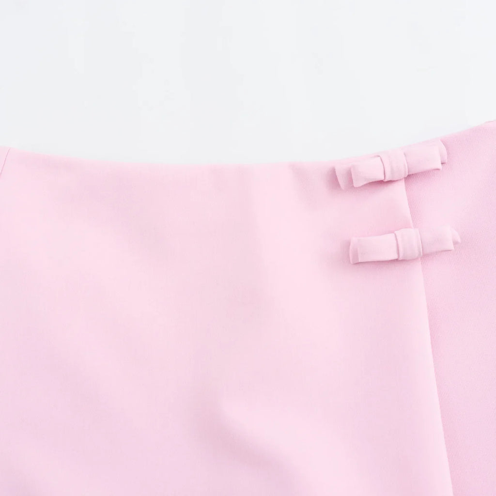 Bow Backless Vest Women Summer Sleeveless Halter Hollow Top Elegant Slim Skirt New Y2k Female Tanks Short Top Office