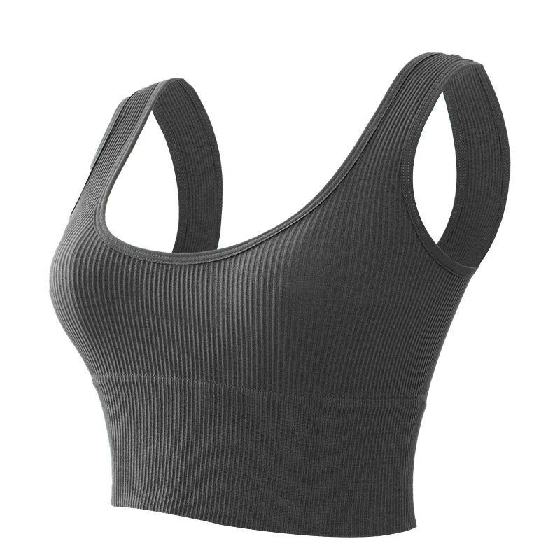 Women Tank Tops Streetwear Push Up Cropped Top for Female Padless Bralette Sexy Backless Lingerie Fashion Solid Camisole Girl