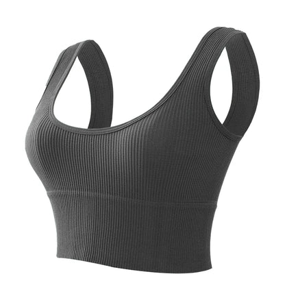 Women Tank Tops Streetwear Push Up Cropped Top for Female Padless Bralette Sexy Backless Lingerie Fashion Solid Camisole Girl