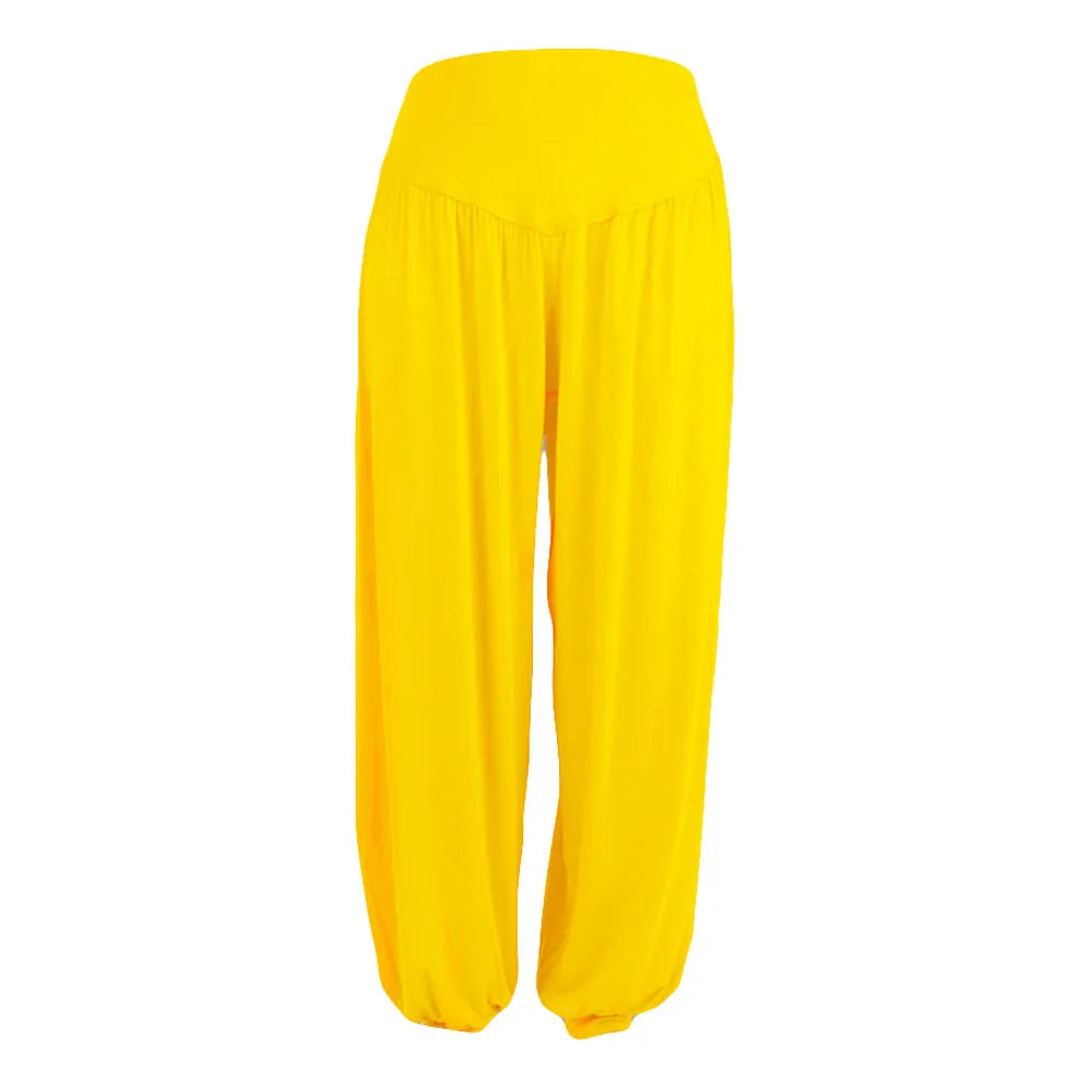 Yoga Pants Loose Harem Pants For Women Training Dance Trousers Sport Running Yoga Pants High Waist Ladies Trousers