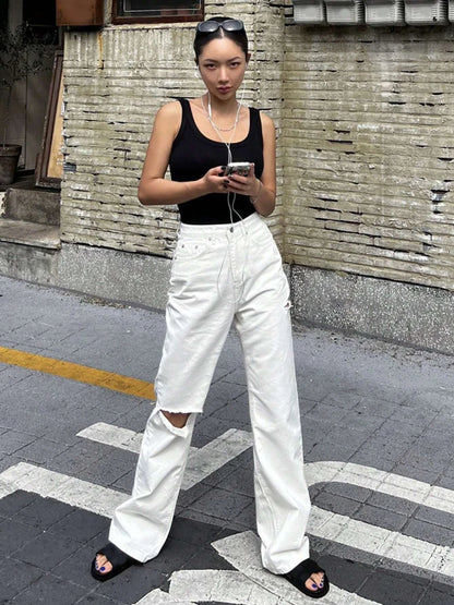 Camisole Tank Soft Top For Women Summer Outfits Tight And Sexy Tank Top Knitted Bottom Shirt And Sleeveless Top For Outerwear