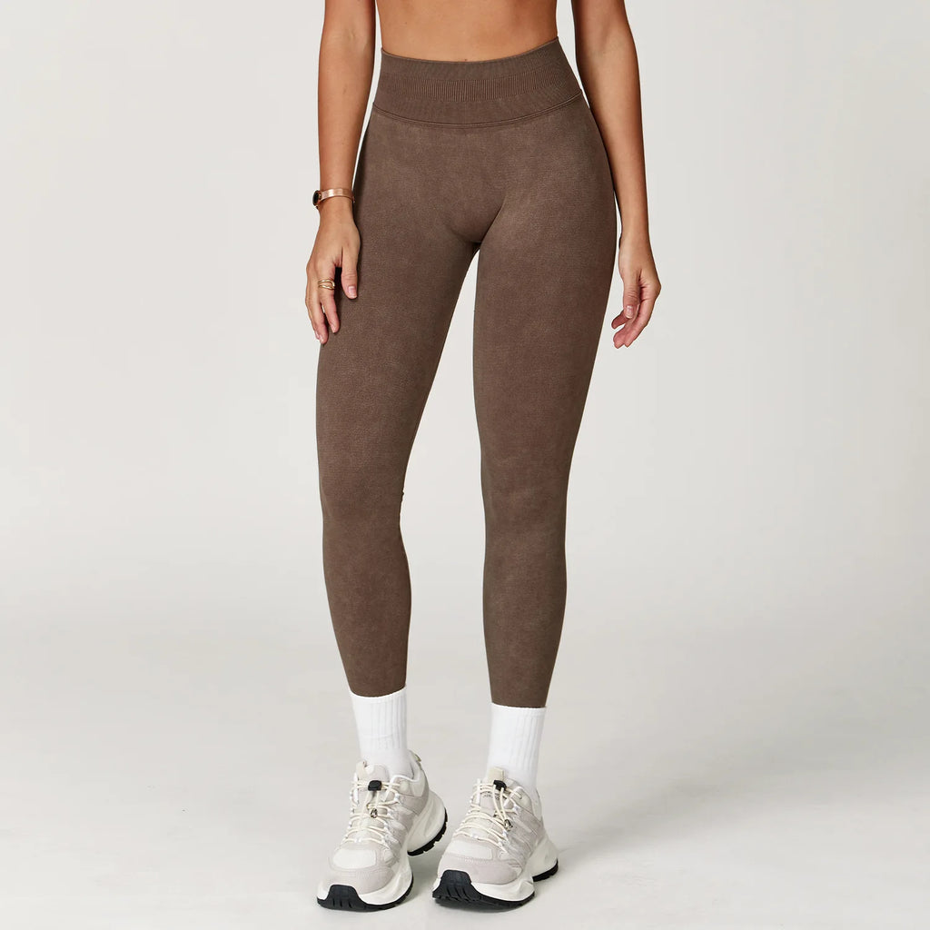 Yoga Pants Impact Leggings Women Seamless Sports Yoga Pant High Waist Ribbed Gym Clothes Fitness Workout Wear Scrunch Bum Tights