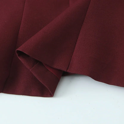 TRAF Top for Women Fashion Summer Short Skirt Hem Bow Sleeveless O-neck Blouse Street Clothing Vest Tank Chic Ladies Tops Mujer