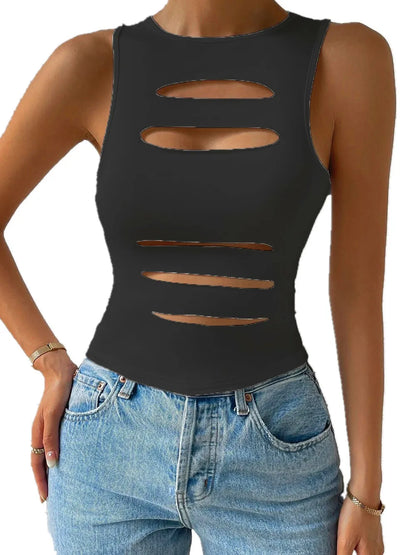 Sexy Crop Tops for Women Sleeveless Deep V Neck Workout Tops Plunge Blouse Cropped Tank Top