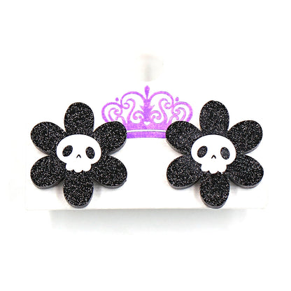 ST065 Acrylic Caterpillar Dangle Earrings Summer Earrings Glitter Acrylic Earrings