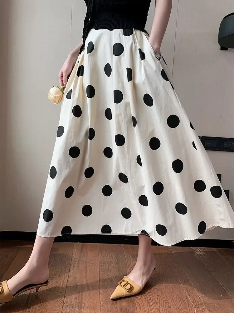 Skirts for Women Chic and Elegant High Waist New In Woman Skirt Clothing Trend 2024 Y2k Vintage A Line Casual Modest Streetwear