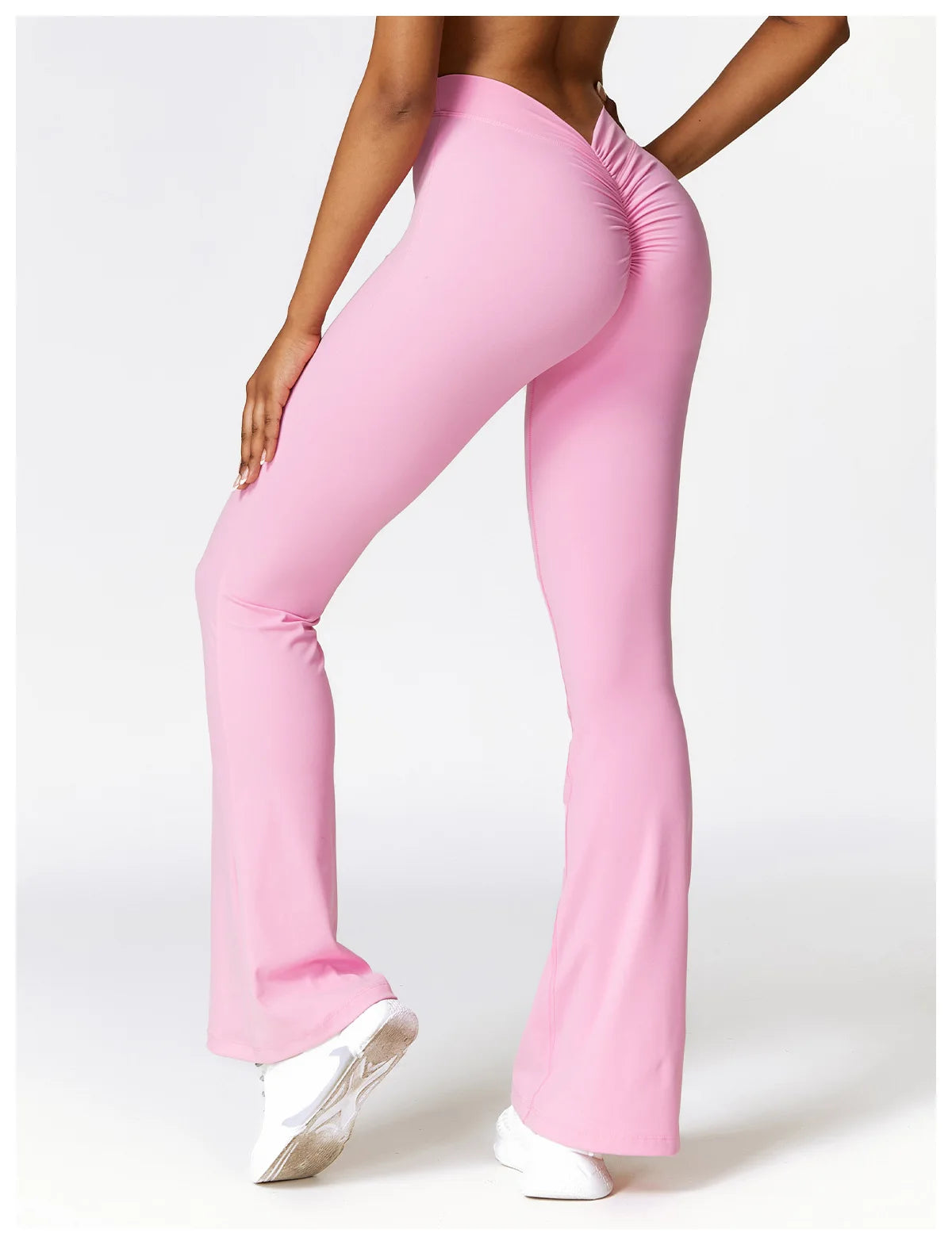 Yoga Leggings Flared Pants Women High Waist Slim Female Workout Long pant Gym Push Up Fitness Running Quick Dry SportWear