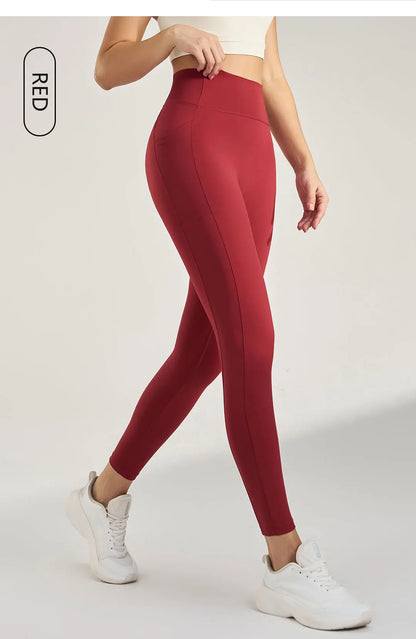 No Embarrassment Line Yoga Pants Women High Waisted Lift Hip Peach Butt Stretch Leggings Sweatpants Pants Long Pants