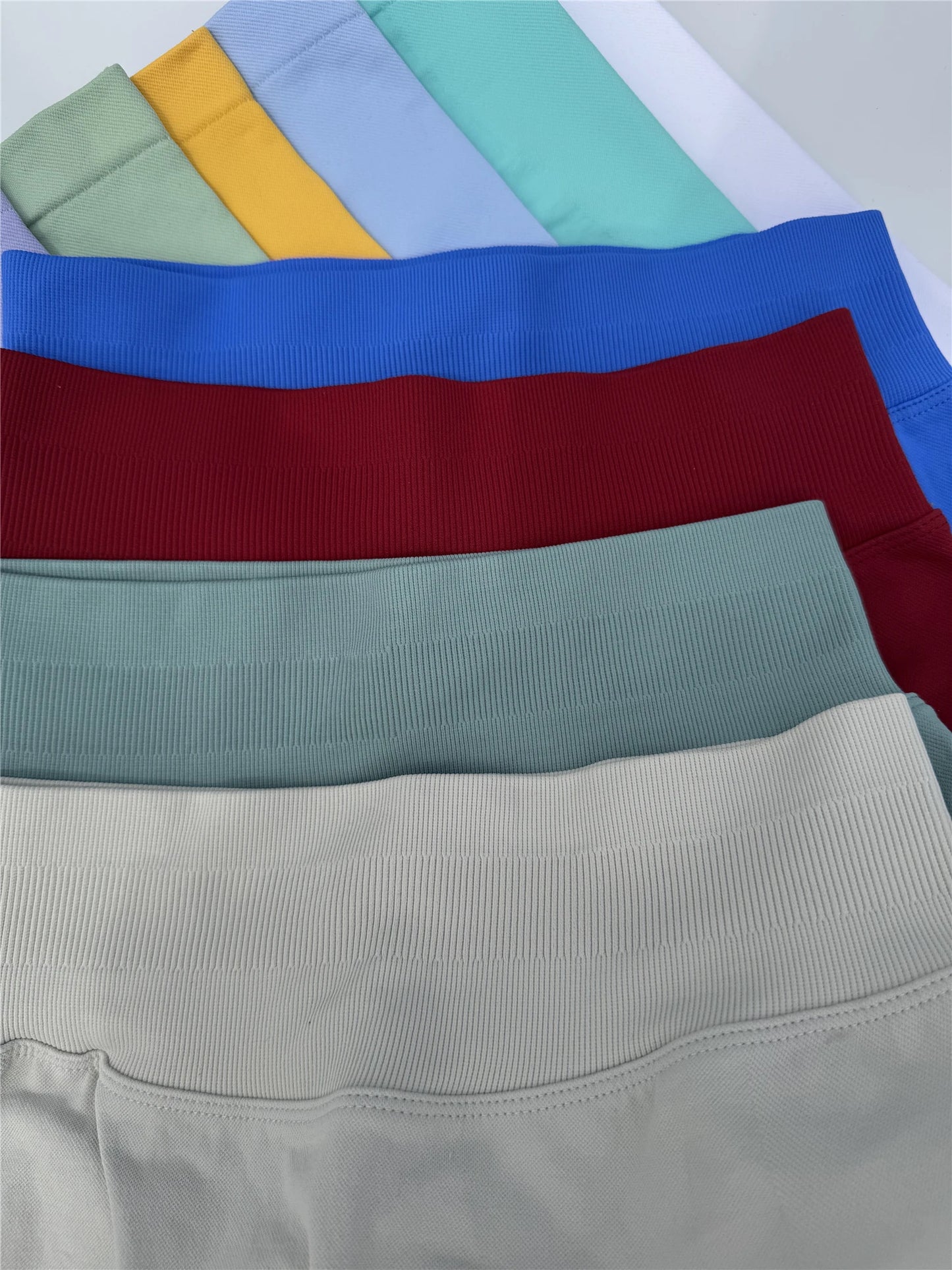 Woman Low Yoga Pants Tummy Control Squat Proof Gym Fitness Workout Scrunch Butt Tights Seamless Sports Leggings