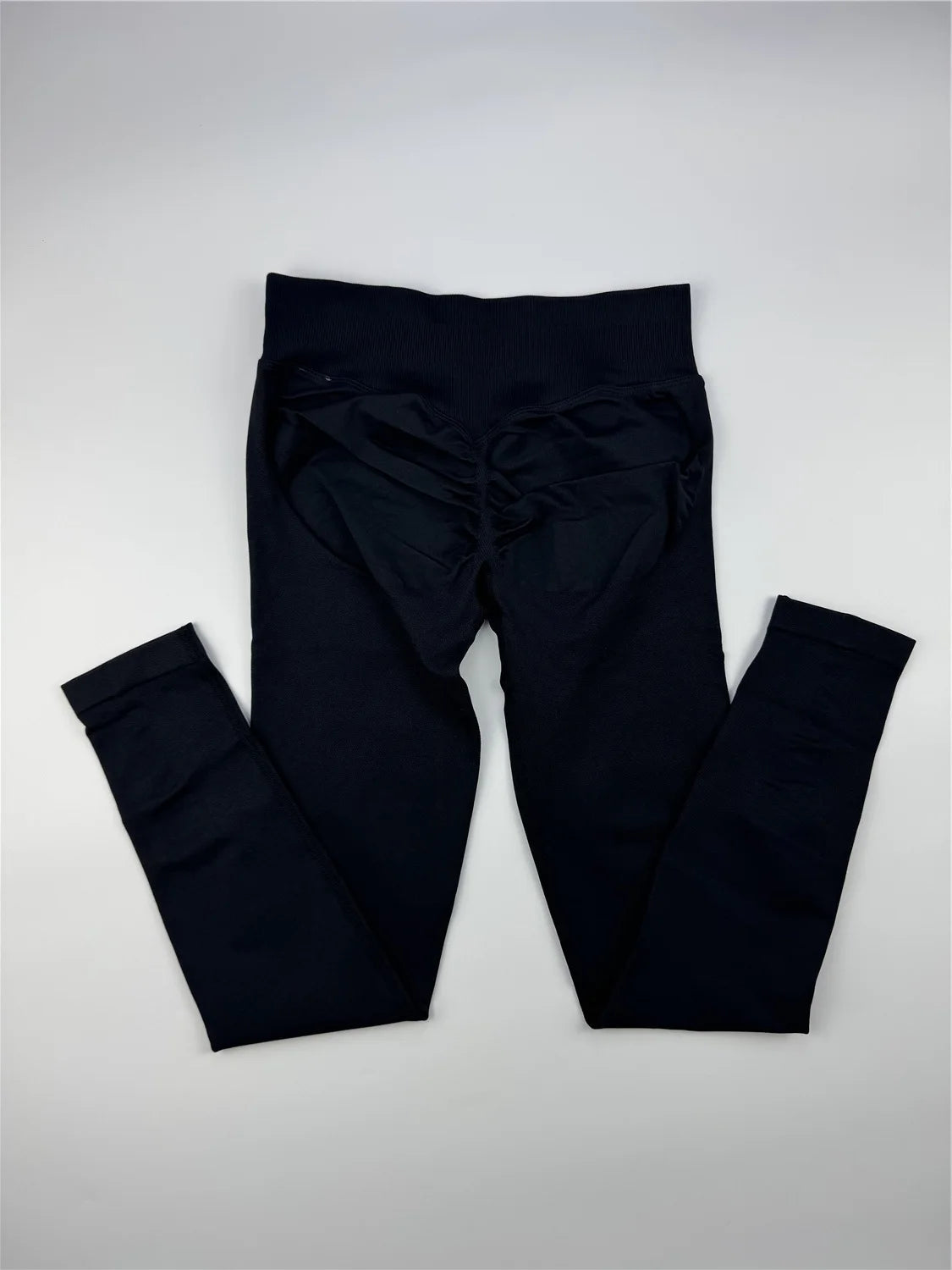 Woman Low Yoga Pants Tummy Control Squat Proof Gym Fitness Workout Scrunch Butt Tights Seamless Sports Leggings