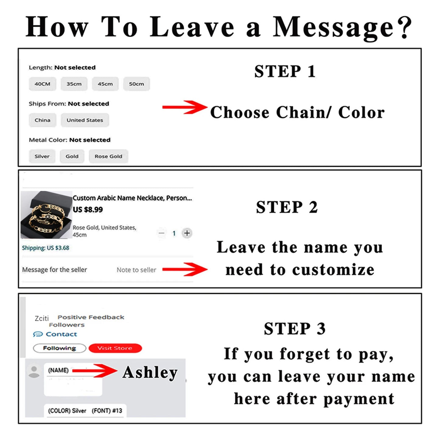 Custom Name Necklace For Women 18K Gold Plated  Stainless Steel Jewelry Personalized Custom Pendant Jewelry Gifts For Her