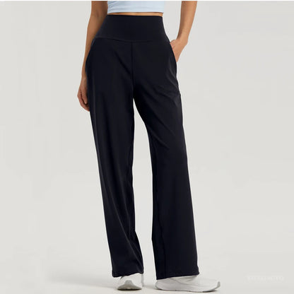 Yoga Pants Women Wide Leg Pants High Waist Stretch Dress Casual Sweatpants Tummy Control Bootcut Workout Lounge Pants Vitalinovo