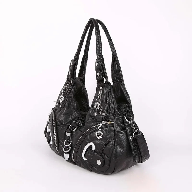 Women Handbags Fashion Shoulder Bag Large Tote Top-handle Shopping Pack Multifunctional Satchel Lady Hobos  Big Purse