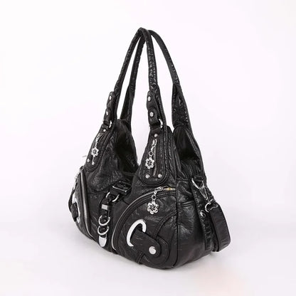 Women Handbags Fashion Shoulder Bag Large Tote Top-handle Shopping Pack Multifunctional Satchel Lady Hobos  Big Purse