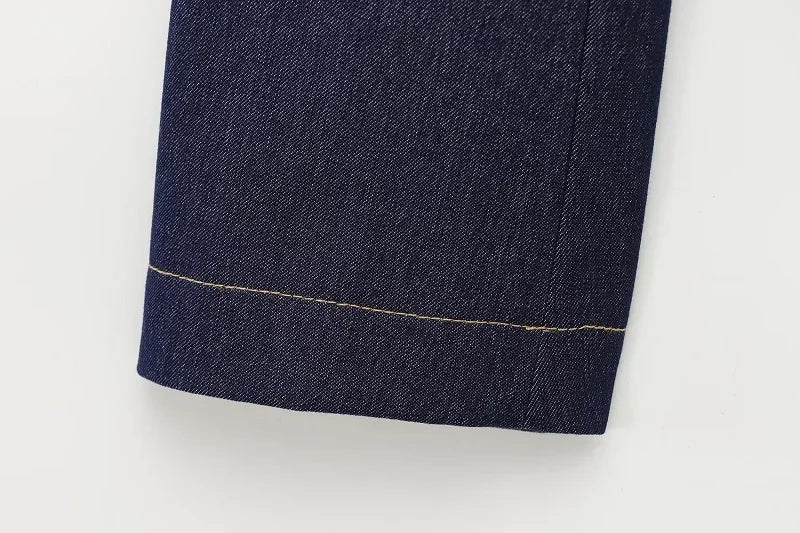 MUJER Women's Jeans Sets Woman Outfits Blue Baggy Jeans Woman High Waist Jeans for Women Suits Streetwear Jackets Denim Outfits