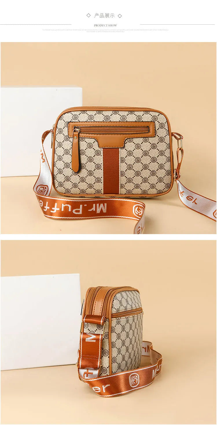 Women's Bag 2025 New Spring Versatile Fashion Crossbody Bag Simple and Premium Single Shoulder Mobile Small Square Purse Handbag