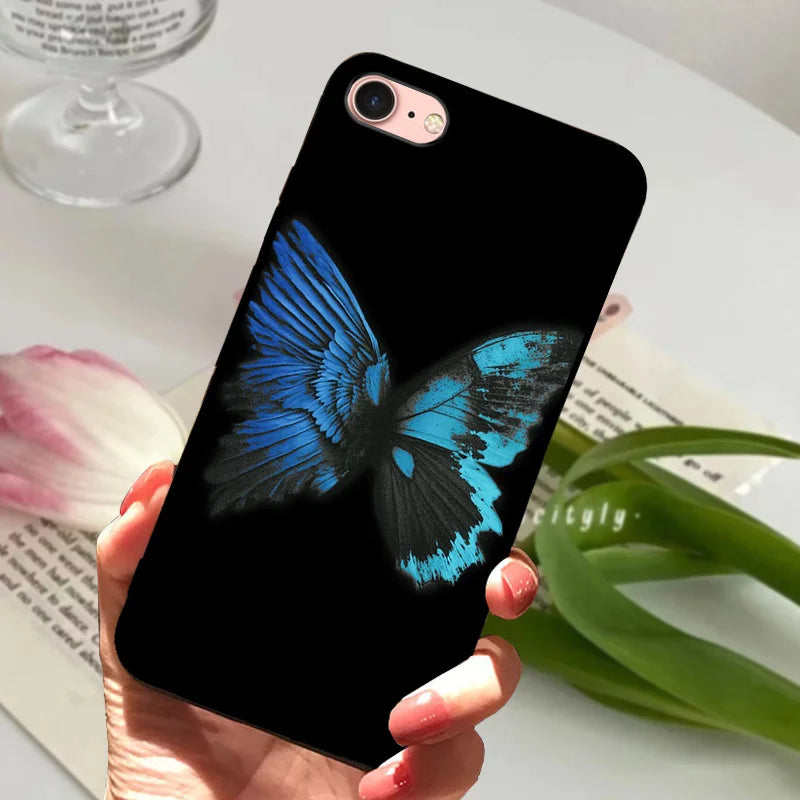 For iPhone 6S 6 Case Silicone Soft Back Phone Cover For iPhone 7 7Plus 6 6S Plus Silicon Cases For iPhone 8 8 Plus Fundas Bumper