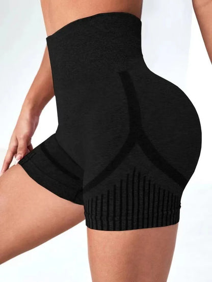 Women Yoga Shorts High Waist Workout Shorts Fitness Yoga Lift Butt Fitness Ladies Gray Yoga Gym Running Short Pants Sportswear