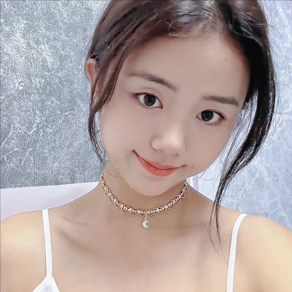 New Necklace For Women Light Luxury Niche Design Sense Temperament Chain Choker Advanced Clavicle Jewelry