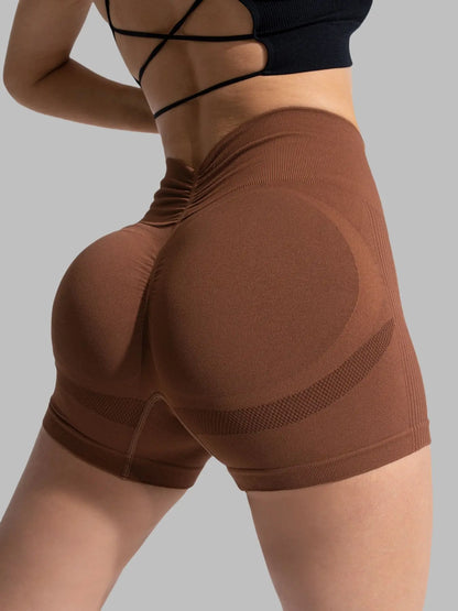 High-Waisted Hip-Lifting Yoga Pants for Women, Running Bare Sensation Breathable Fitness Pants Outer Wear Leggings, Tight Shorts