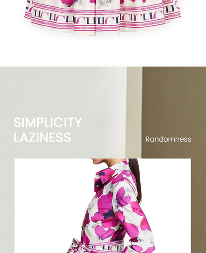 Women Dresses Party Dresses Retro Shirt Dress Long Sleeved Belt Single Row Buckle Layered Skirt Hem Design Casual Dresses