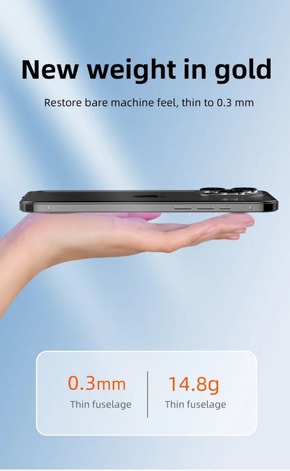 Hybrid Silicone Frame Aluminum Metal Phone Cases For iPhone 16 15 Pro Max 14 13 12 Better Heat Bumper