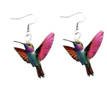 Hummingbird Earrings for Women Girls Elegant Tassel Charm Dangle Earring Fashion Jewelry Valentine's Day Birthday Gifts