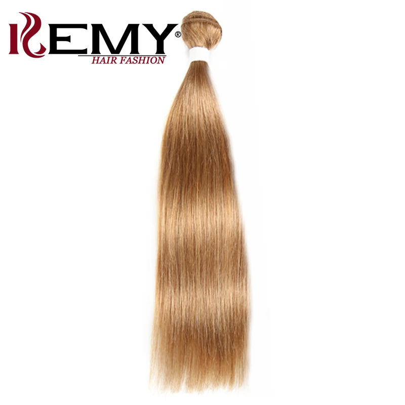 Body Wave Human Hair Bundles Honey Blonde Colored Human Hair Weave Bundles Brazilian Remy Hair Bundle Deals 1 PC KEMY HAIR