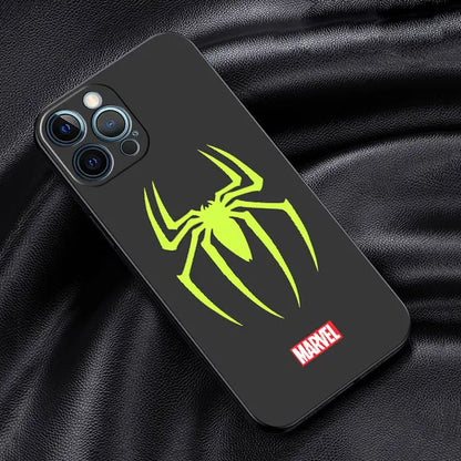phone Cases for iphone 14 case 11 12 15 Pro XS Max 8 13 Mini X SE 7 16 Plus funda Antiscratch cover Spider Man Fashion Cool Logo