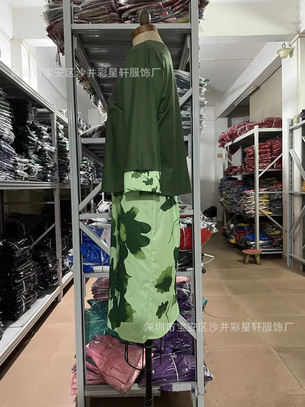 New Women Dress Sets Elegant Print Floral Higt Waist Wrapped Hip Dress and Solid Color Cardigan Tops 2 PCS Suit Office Lady Sets