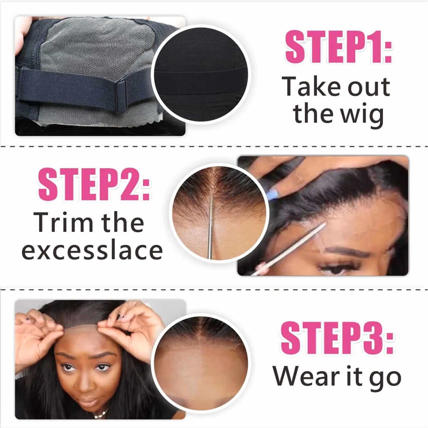 Glueless Body Wave Wear And Go Human Hair Wigs Bob Wigs For Women Ready To Go 4x4 Pre Cut Wig With Baby Hair