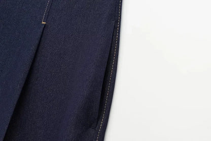 MUJER Women's Jeans Sets Woman Outfits Blue Baggy Jeans Woman High Waist Jeans for Women Suits Streetwear Jackets Denim Outfits