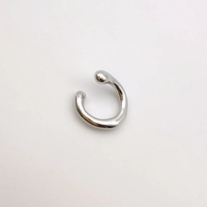 Golden Earrings without Piercing Geometric Round Ear Cuff Minimalist Cartilage Earrings Women Simple Jewelry