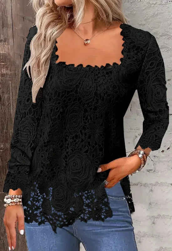 Tops Tees T-Shirts Fashion Clothes Vintage Shirts for Women Clothing Streetwear Lace Harajuku Casual Elegant Summer Spring