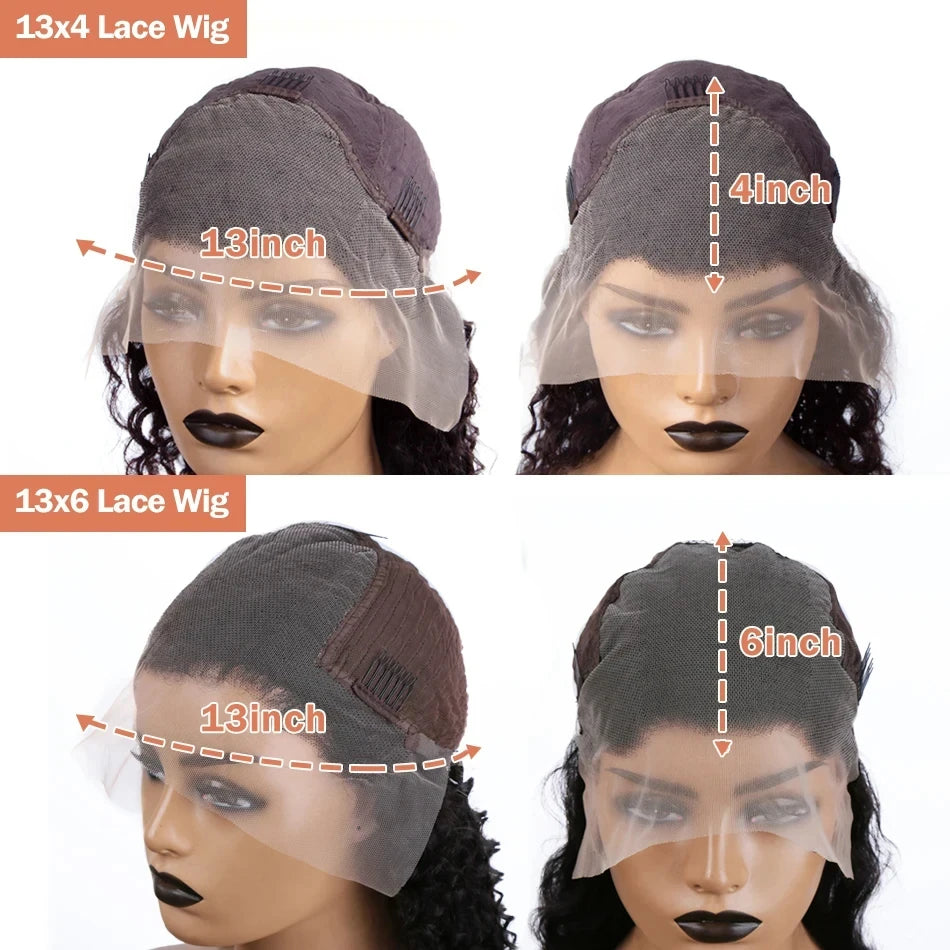 250Densit 13x6 Bone Straight HD Transparent Lace Human Hair Wigs Brazilian 13x4 360 Full Lace Front Wig Human Hair Wig For Women