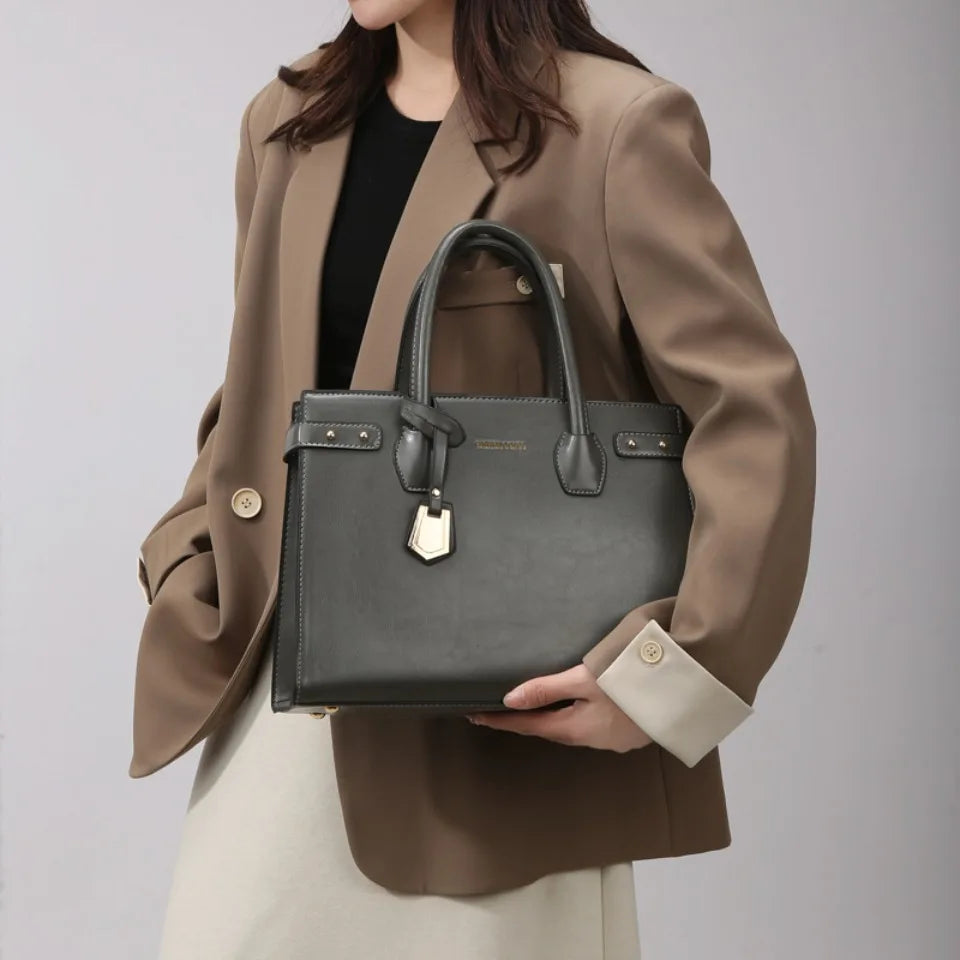 Genuine Handbags for Women 2025 New Luxury Ladies Hand Bags Female Leather Shoulder Top-Handle Crossbody Bags Casual Tote Sac