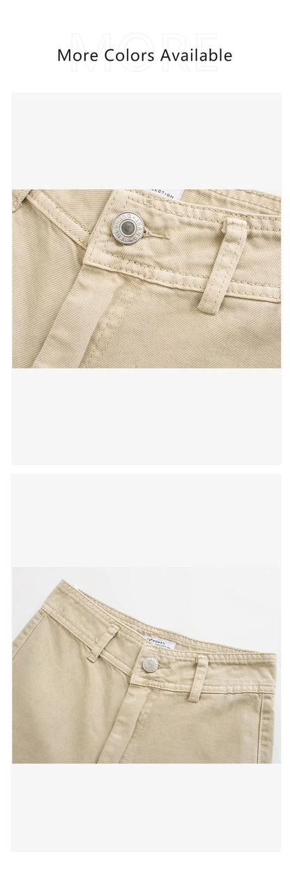 2023 New Women's Wear High Quality Fashion High Waist Straight Slender Wide Leg Jeans