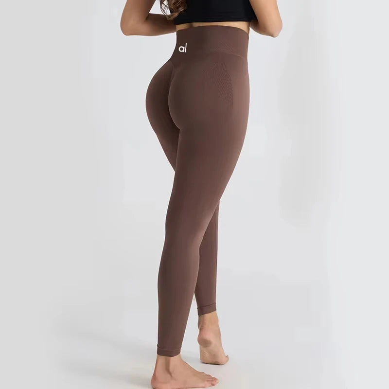 Pilates Stretch Yoga Pants Seamless Fitness Pants Yoga Pants Women's Impact Pants Sports Pants Peach Hip Leggings