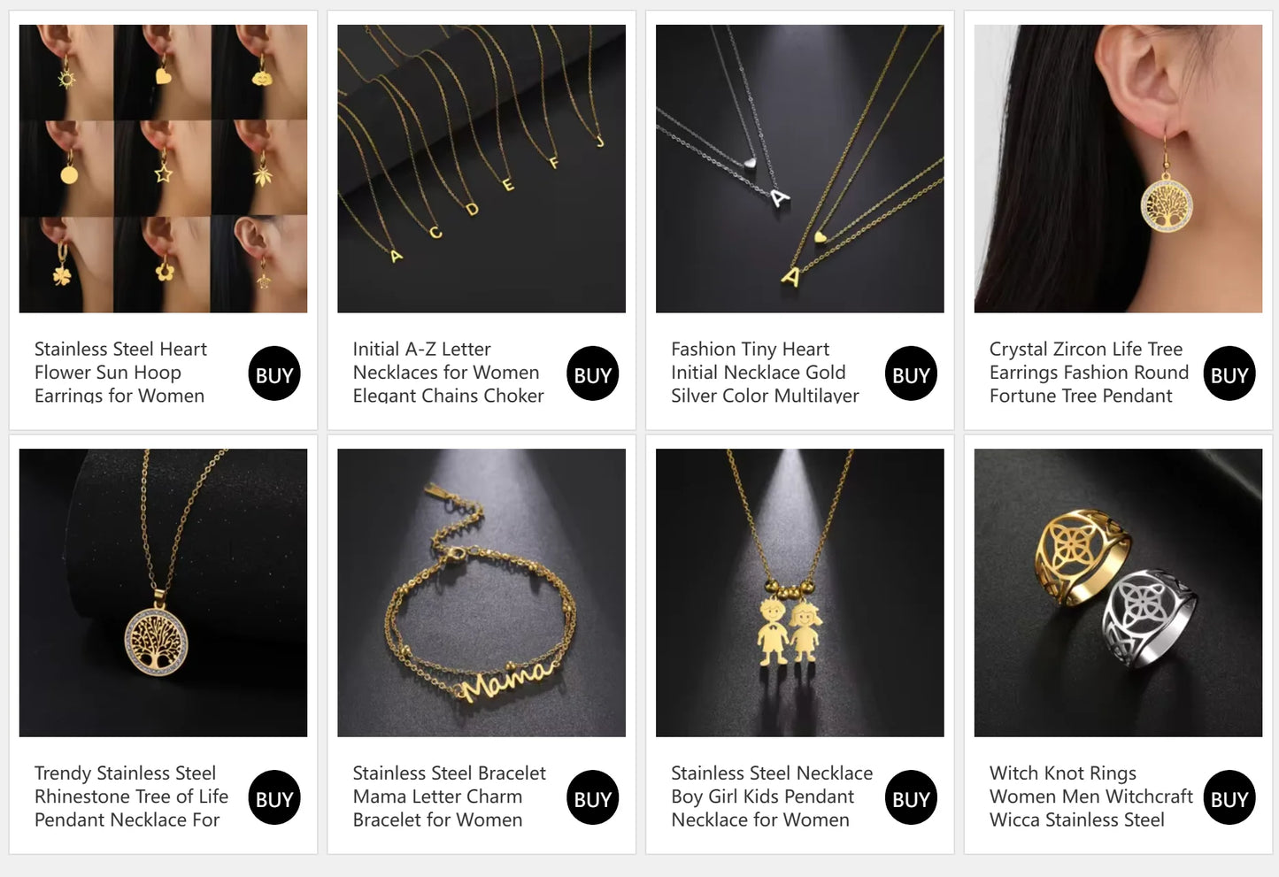 Initial A-Z Letter Necklaces for Women Elegant Chains Choker 26 Alphabet Pendant Necklace Stainless Steel Jewelry collier femme