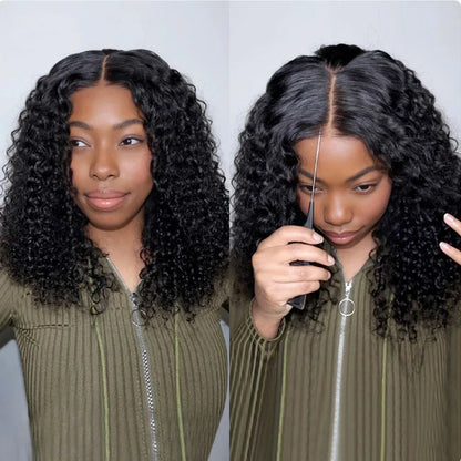 Glueless Wigs Human Hair Wear And Go Kinky Curly Lace Frontal 100% Human Hair Perruque Cheveux Humains OnSale Brazilian Raw Hair