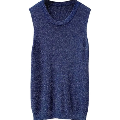 Summer Spring Fashion Tank Top Women Sleeveless Knitted T-Shirts Female Elastic Slim Casual Vests Tops Camis Pullover Shirts