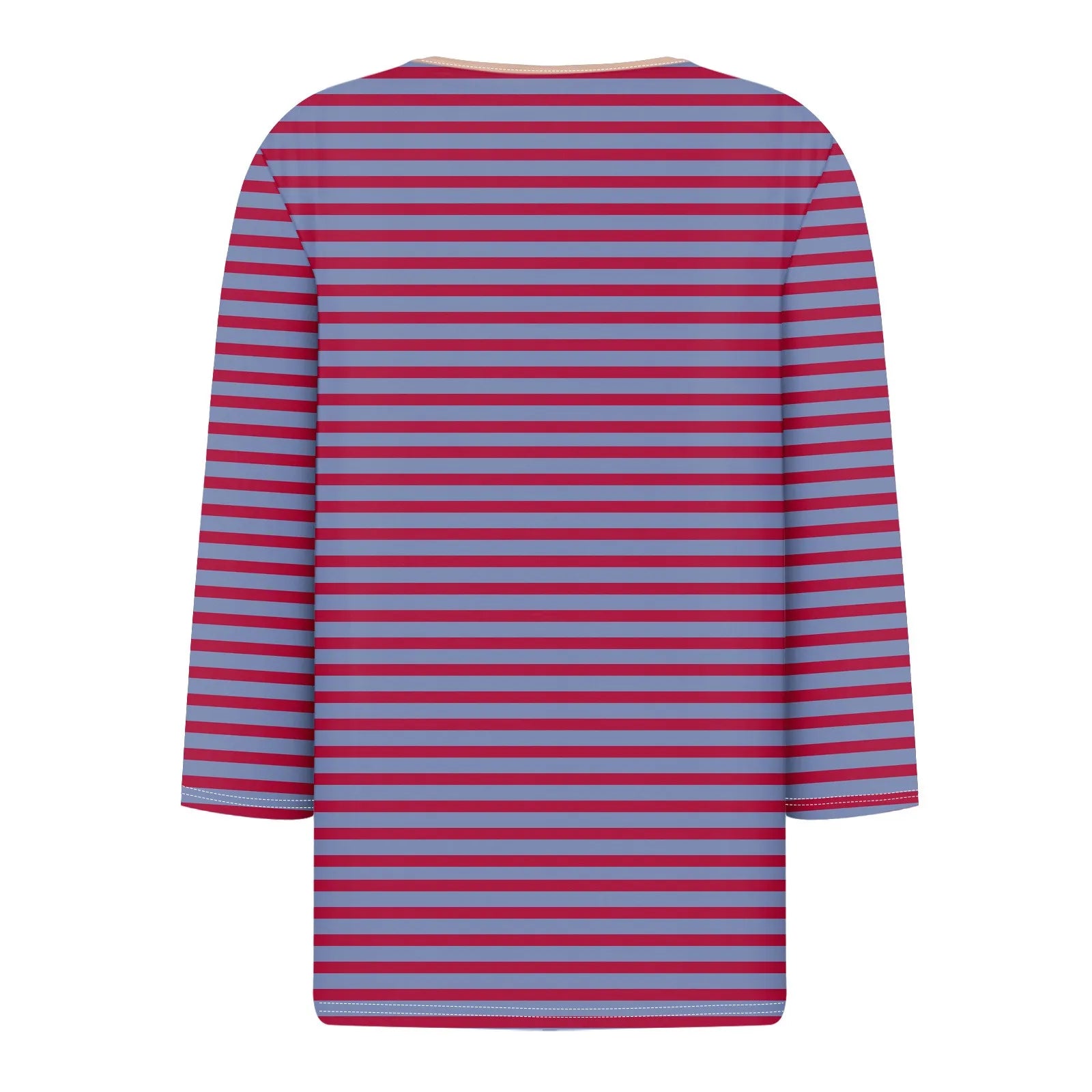 Tops For Women Women'S T Shirt Tee Print Button 3/4 Sleeve Daily Weekend Fashion Basic V Neck Regular Top Ropa De Mujer New