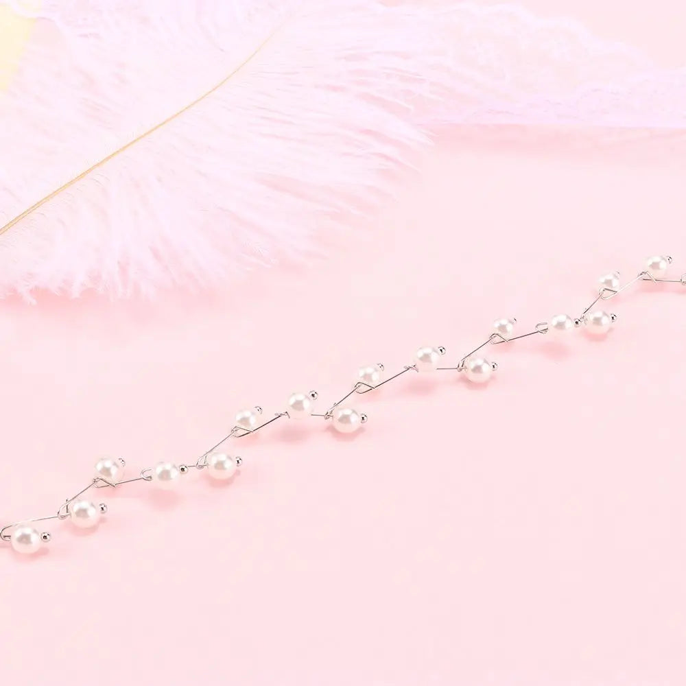 Wedding for Women Bride Necklace Elegant Collar Simulated Pearl Clavicle Chain Female Jewelry