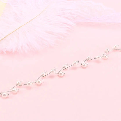 Wedding for Women Bride Necklace Elegant Collar Simulated Pearl Clavicle Chain Female Jewelry