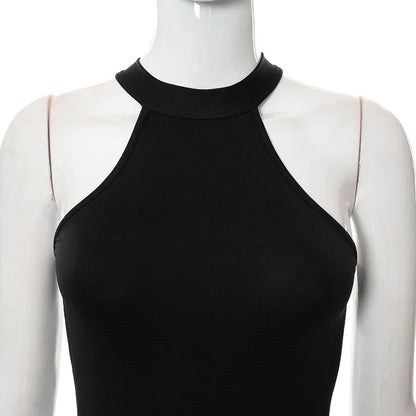 Black Dresses For Women Y2k Clothes Long Tassels Vestidos De Mujer O-neck Sleeveless Sexi Night Dress Hot Club Outfit Streetwear