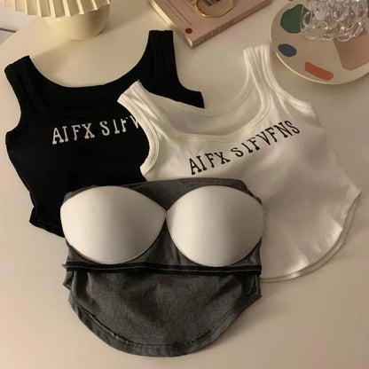 Fashion Cropped Tops For Women Sexy Tube Tops Vest Elastic Padded Bralette Female Underwear Lady's Lingerie Girl Bustier Bras