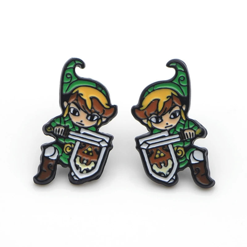 Earrings For Woman  Anime Cosplay Custom Stud Earrings Fashion Game Jewelry Anime Accessories Gift