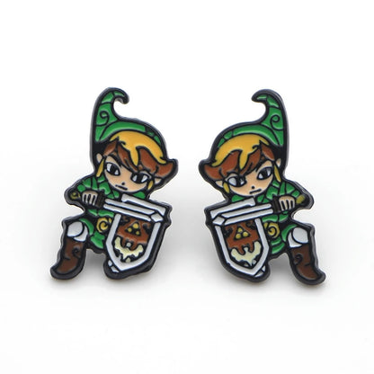 Earrings For Woman  Anime Cosplay Custom Stud Earrings Fashion Game Jewelry Anime Accessories Gift