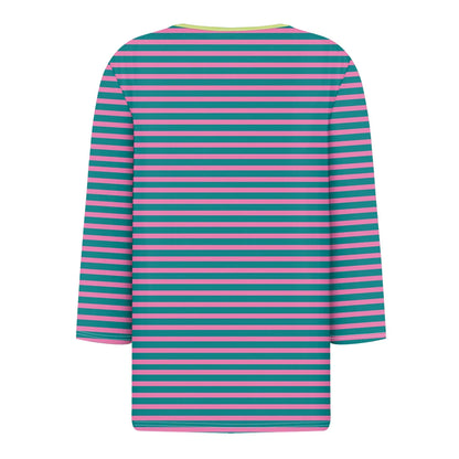 Tops For Women Women'S T Shirt Tee Print Button 3/4 Sleeve Daily Weekend Fashion Basic V Neck Regular Top Ropa De Mujer New