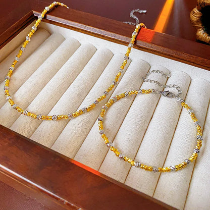 French 2024 New Necklaces for Women Simple Fashion Design Sense Collarbone Chains Versatile Luxury Jewelry Wholesale